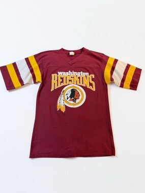 Vintage Washington Redskins LOGO 7 Football Jersey T-Shirt Commanders NFL